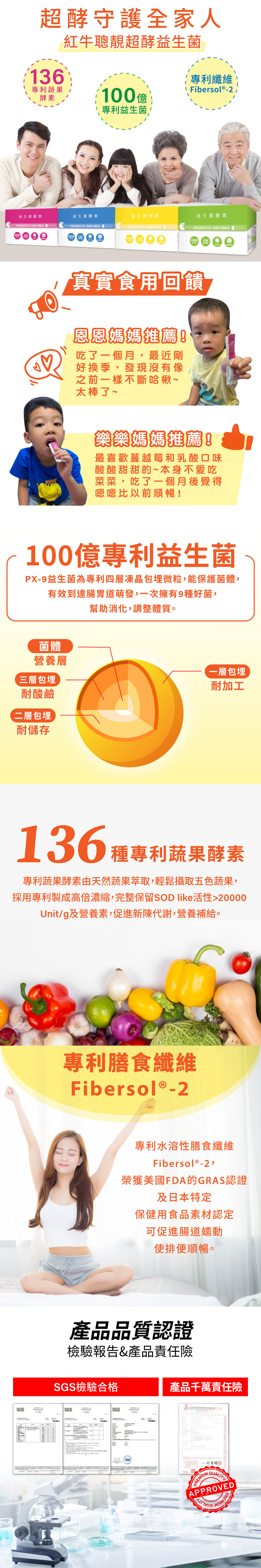 消化益生菌推薦：紅牛聰靚超酵益生菌哈密瓜風味 30 入機能補給