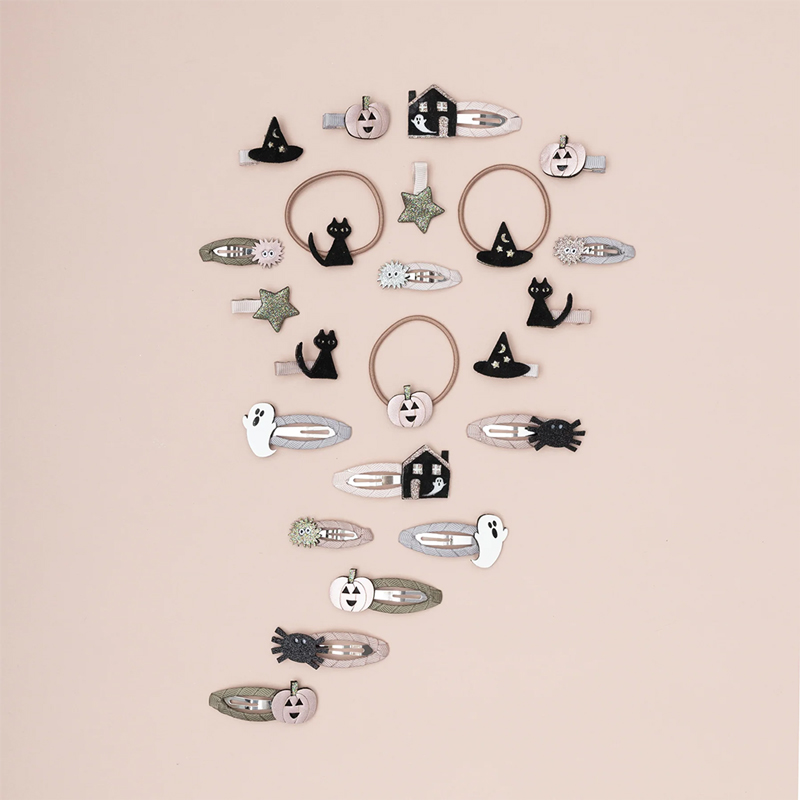 英国Mimi & Lula AW23_变装派对-小怪兽迷你髮夹5入
