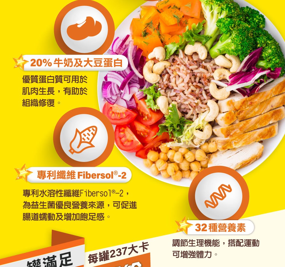 紅牛愛基含鉻配方營養素 - 熱帶水果風味 特色摘要