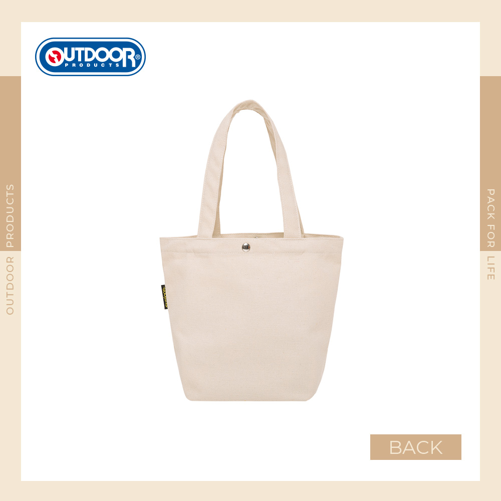 【OUTDOOR】史努比SNOOPY-音樂祭帆布手提袋-米色 ODP23S06BG