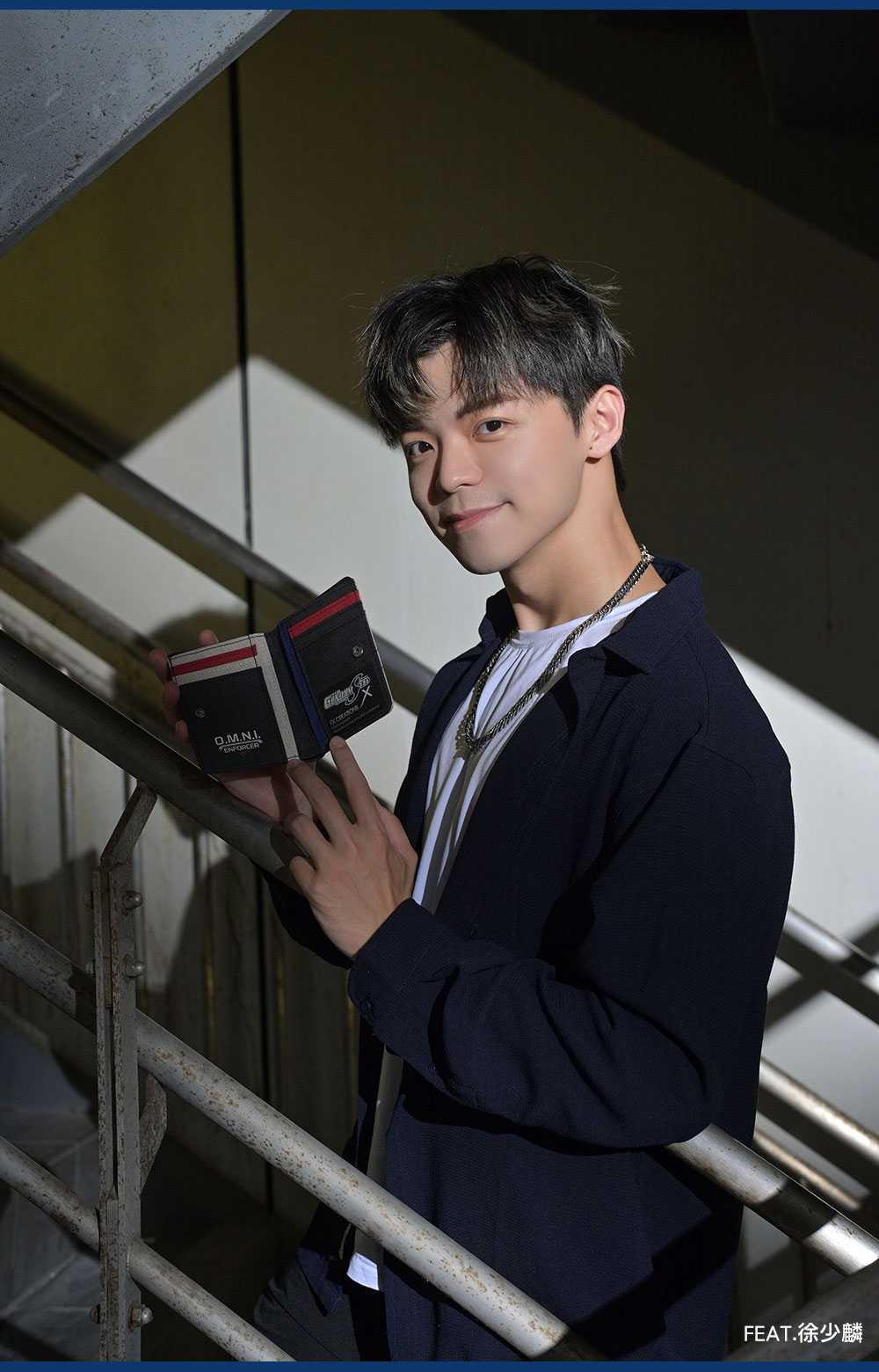 【機動戰士鋼彈SEED】GAT-X105 攻擊鋼彈 短夾#藍 GUSW231014-21