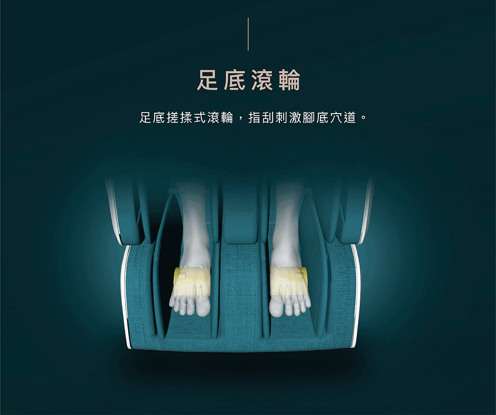 足底搓揉滾輪指刮