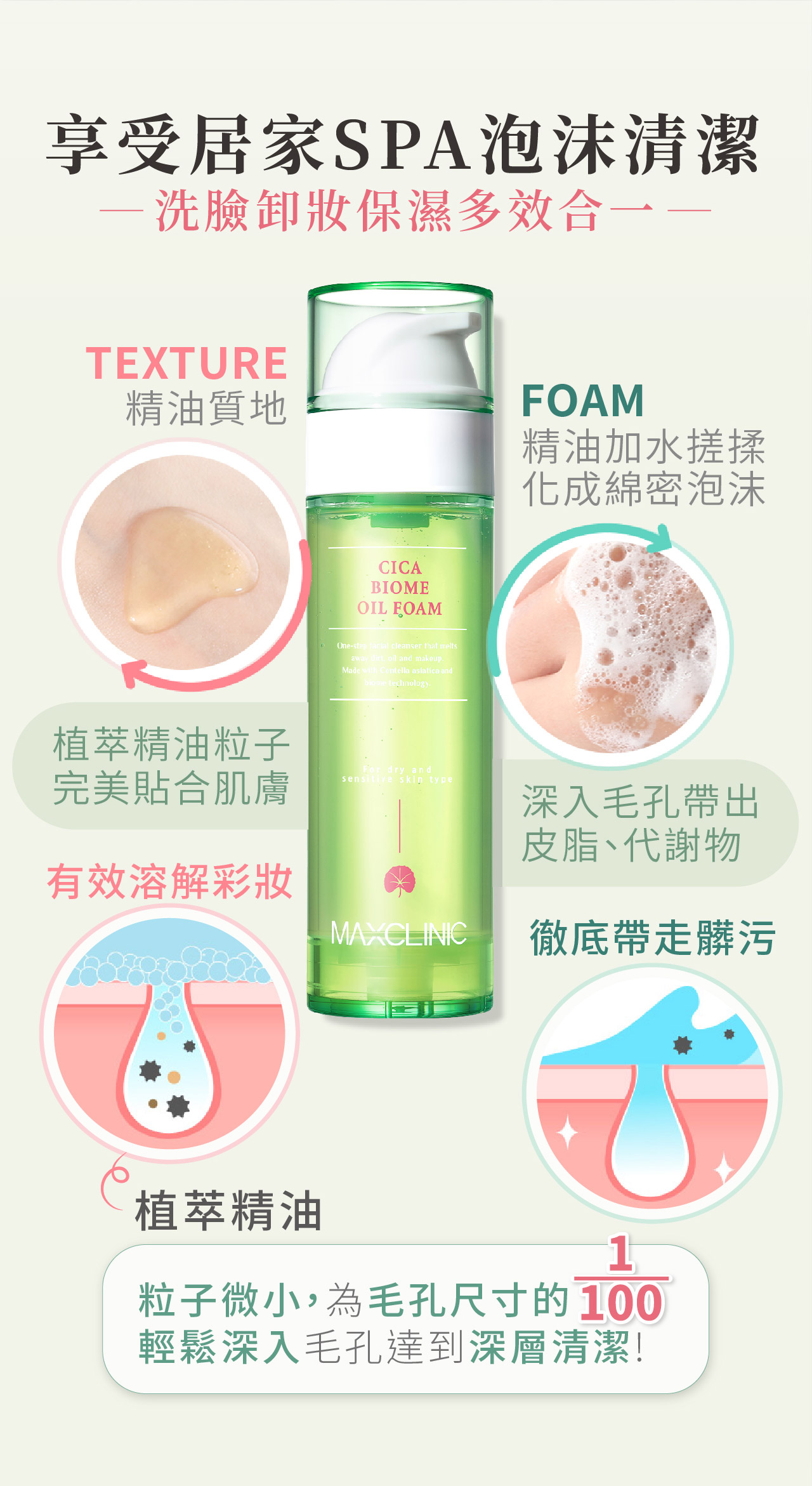 【1+1淨潤益菌洗卸組】10秒潤膚卸妝膏(90ml)✚積雪草安瓶洗卸凝露(110g) ✅卸妝+清潔+保濕,一罐搞定@【BeautyWa美麗娃】 21 17
