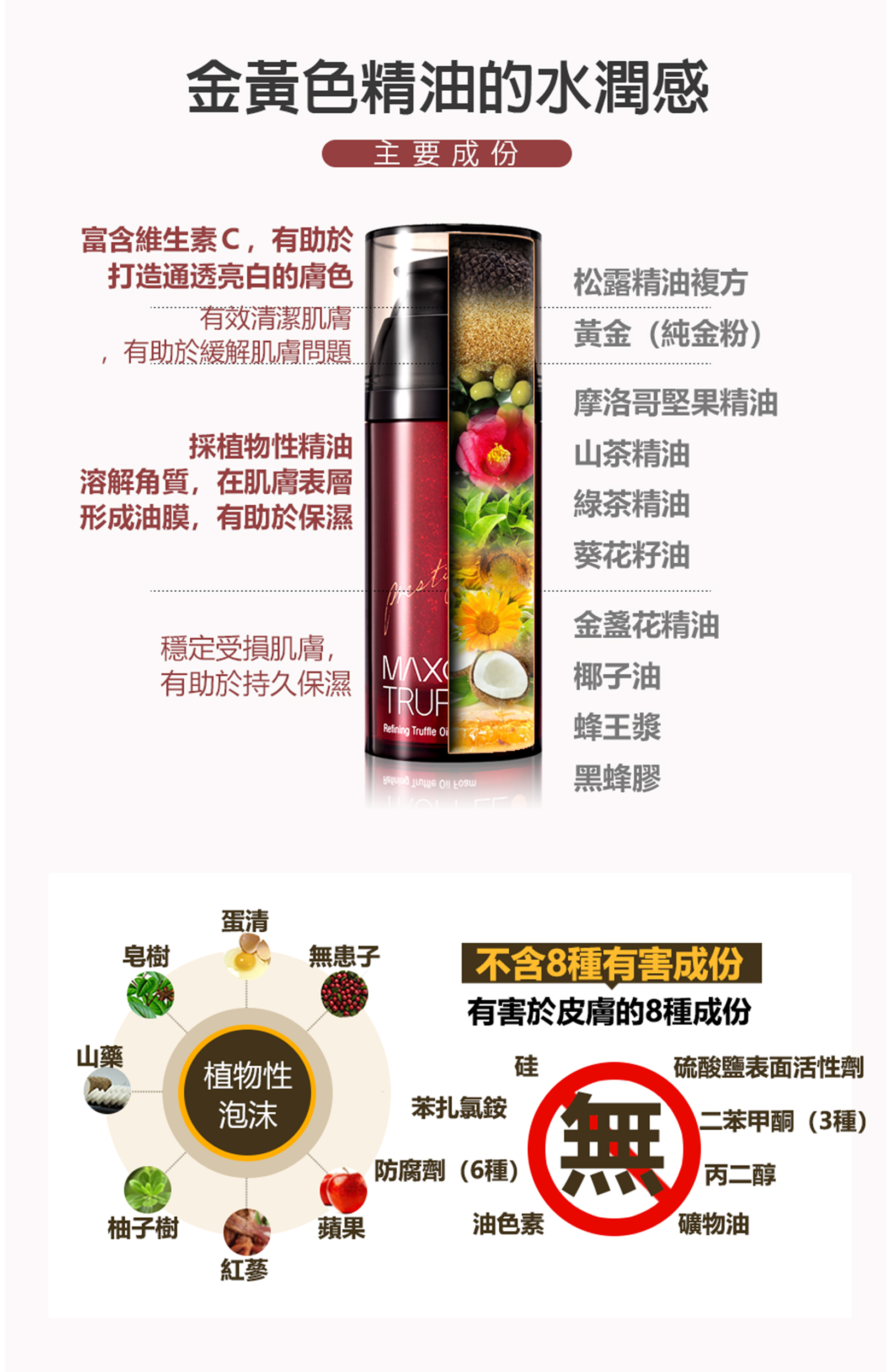 【1+1淨潤奢華洗卸組】10秒潤膚卸妝膏(90ml)✚黃金黑鑽松露洗卸凝露(110g) ✅卸妝+清潔+保濕,一罐搞定@【BeautyWa美麗娃】 20 16