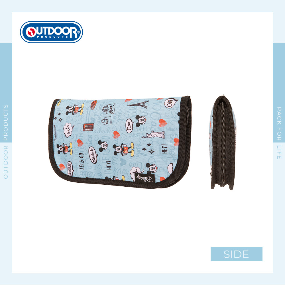 【OUTDOOR】迪士尼Disney-米奇環遊世界護照夾-藍色 ODDY24C09BL