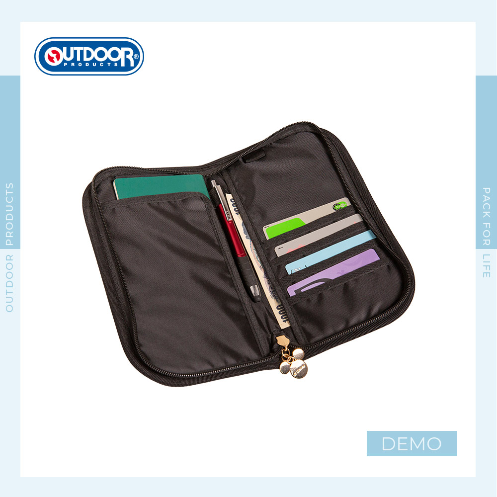 【OUTDOOR】迪士尼Disney-米奇環遊世界護照夾-藍色 ODDY24C09BL