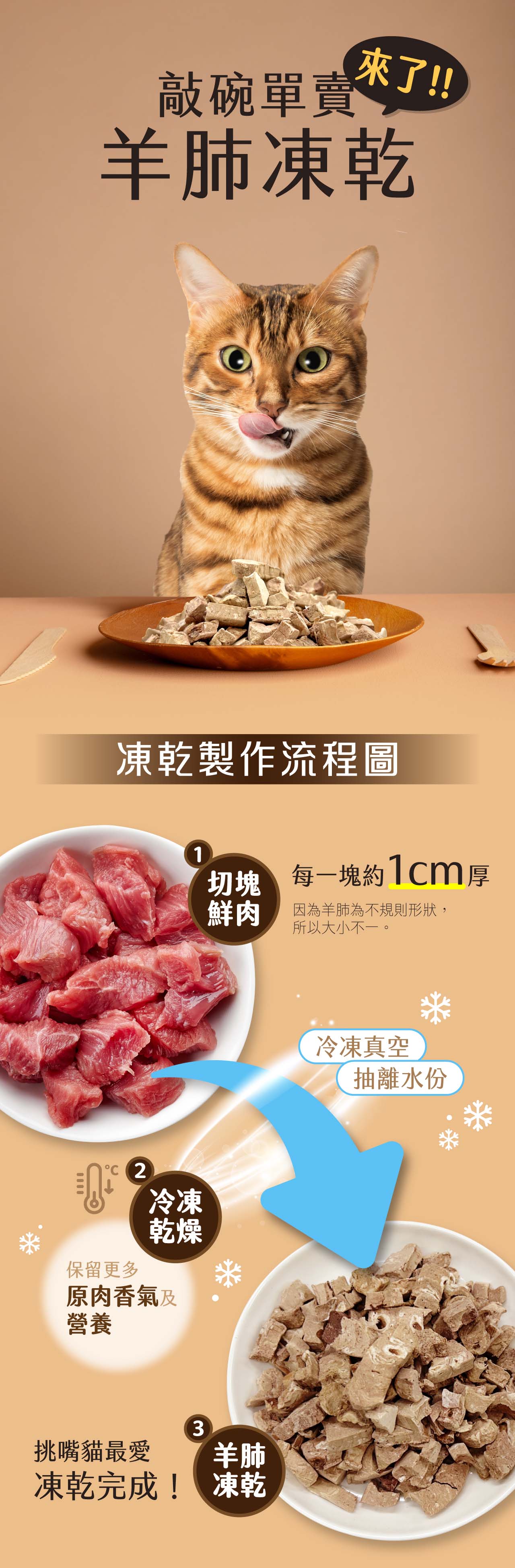 奇境,奇境凍乾,羊肺凍乾