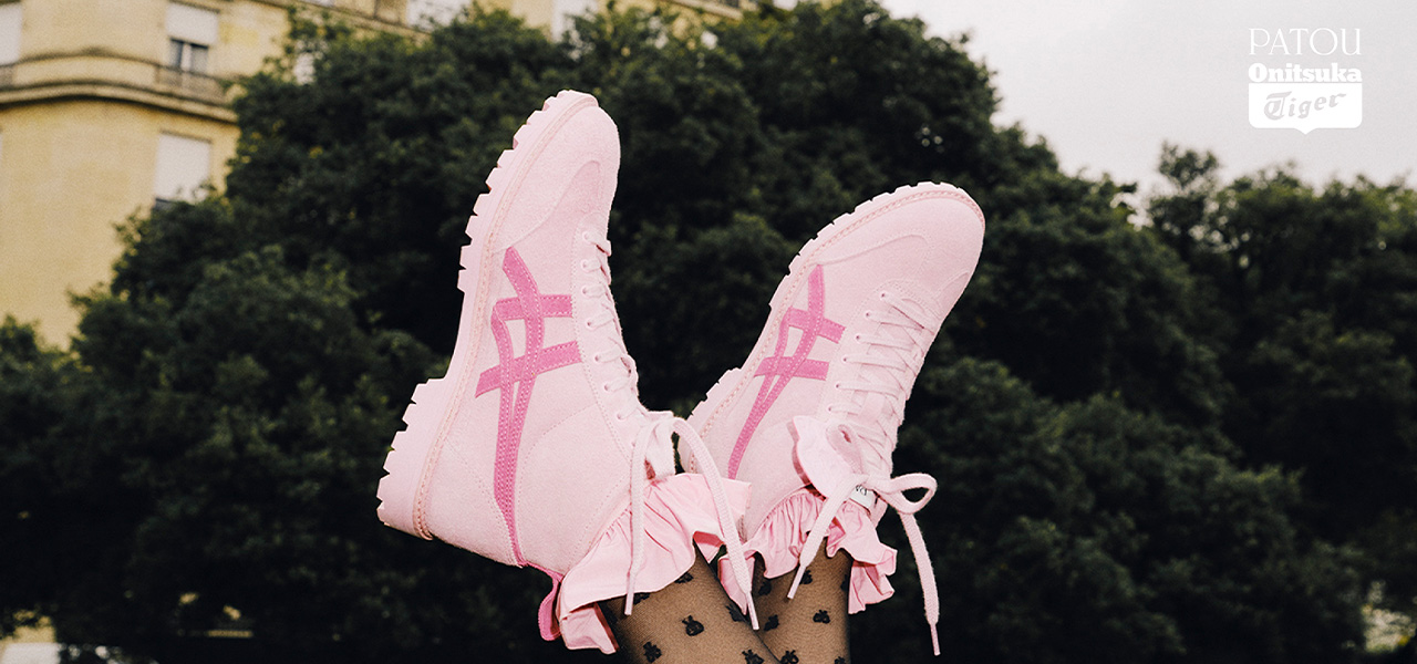 PATOU × Onitsuka Tiger　フリルソックス　全色セット PATOU × Onitsuka Tiger フリル ソックス S ホワイト 黒