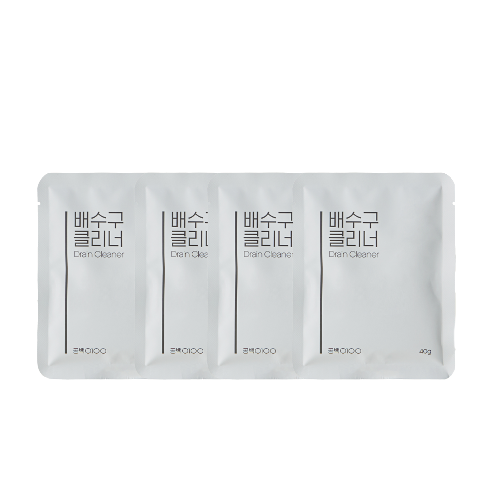 【blank.】全面5折起★Gong 100白淨空間-排水孔清潔劑 (一盒4包)
