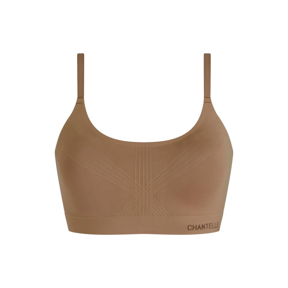 【Chantelle Lab】有襯墊無痕內衣>S-XL>卡布奇諾(10U10_040)【Smooth Comfort】