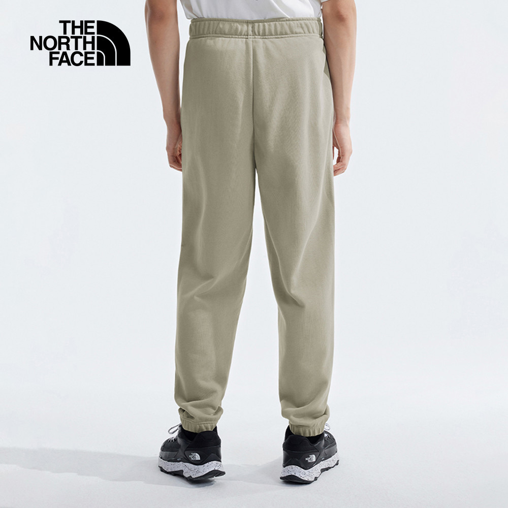 The North Face北面男款棕色純棉彈力褲腰運動縮口褲｜7QUW1I4