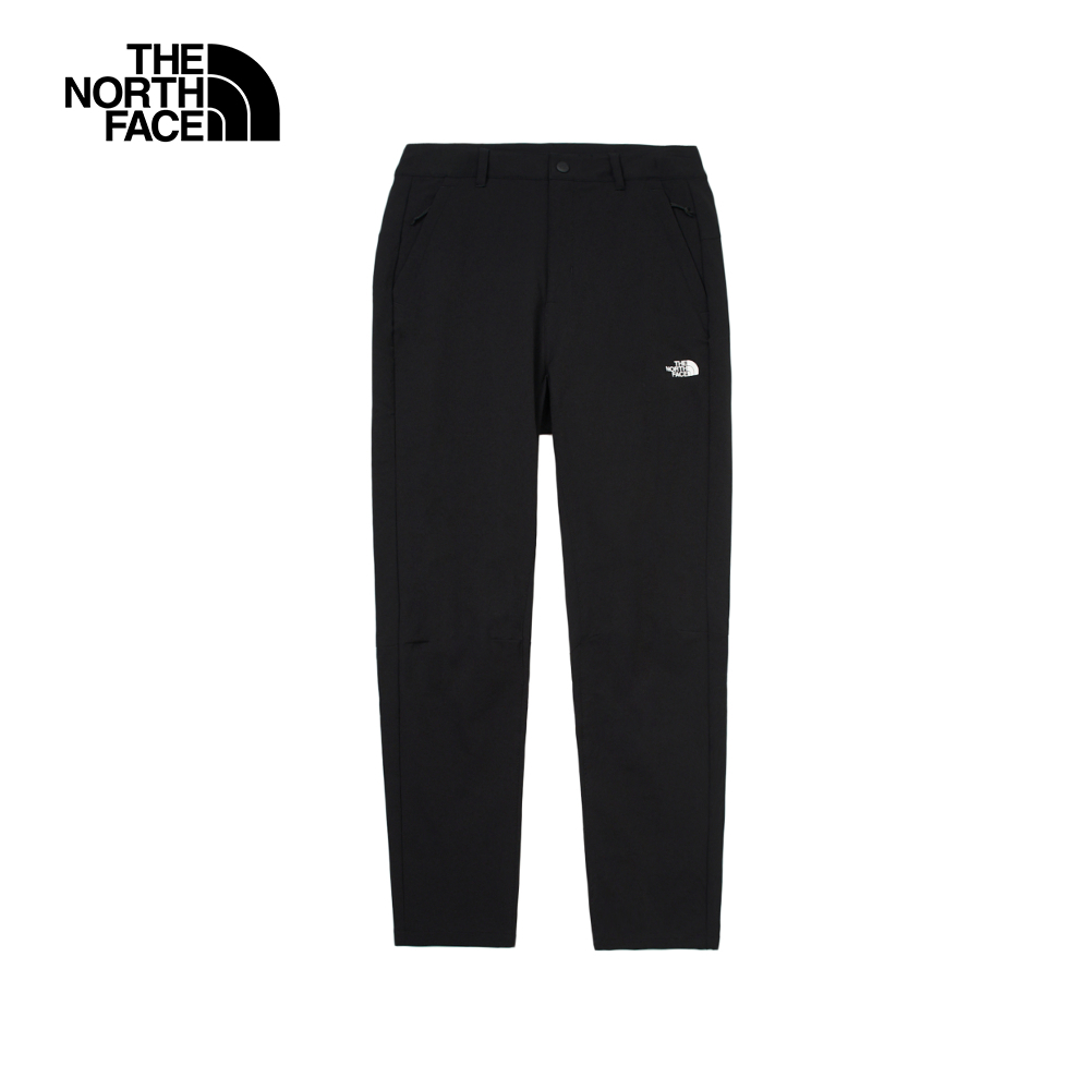 The North Face北面女款黑色防潑水壓扣戶外徒步褲｜83OJ4H0｜防潑水設計 舒