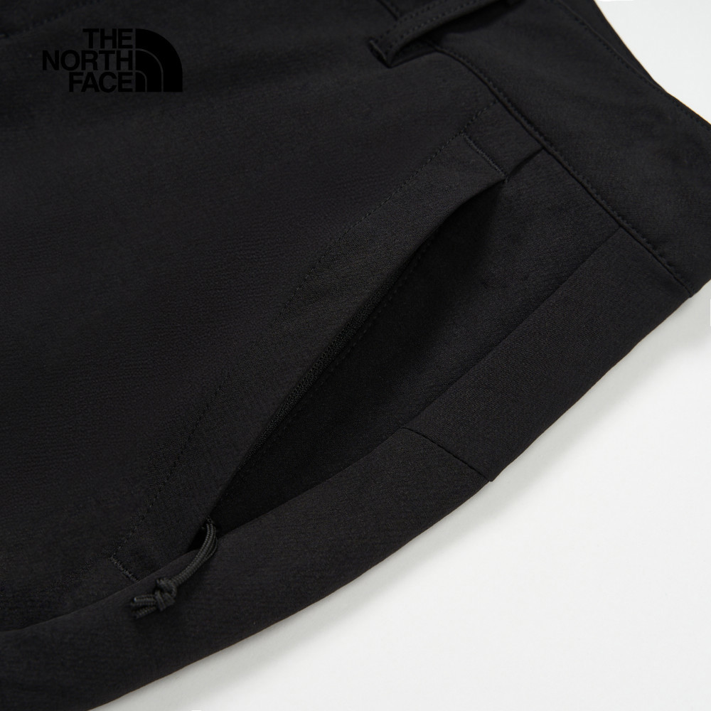 The North Face北面女款黑色防潑水壓扣戶外徒步褲｜83OJ4H0