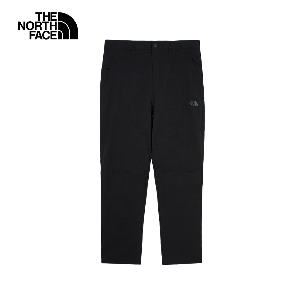 The North Face北面男款黑色防潑水戶外徒步褲｜83OP4H0｜防潑水徒步褲－勁