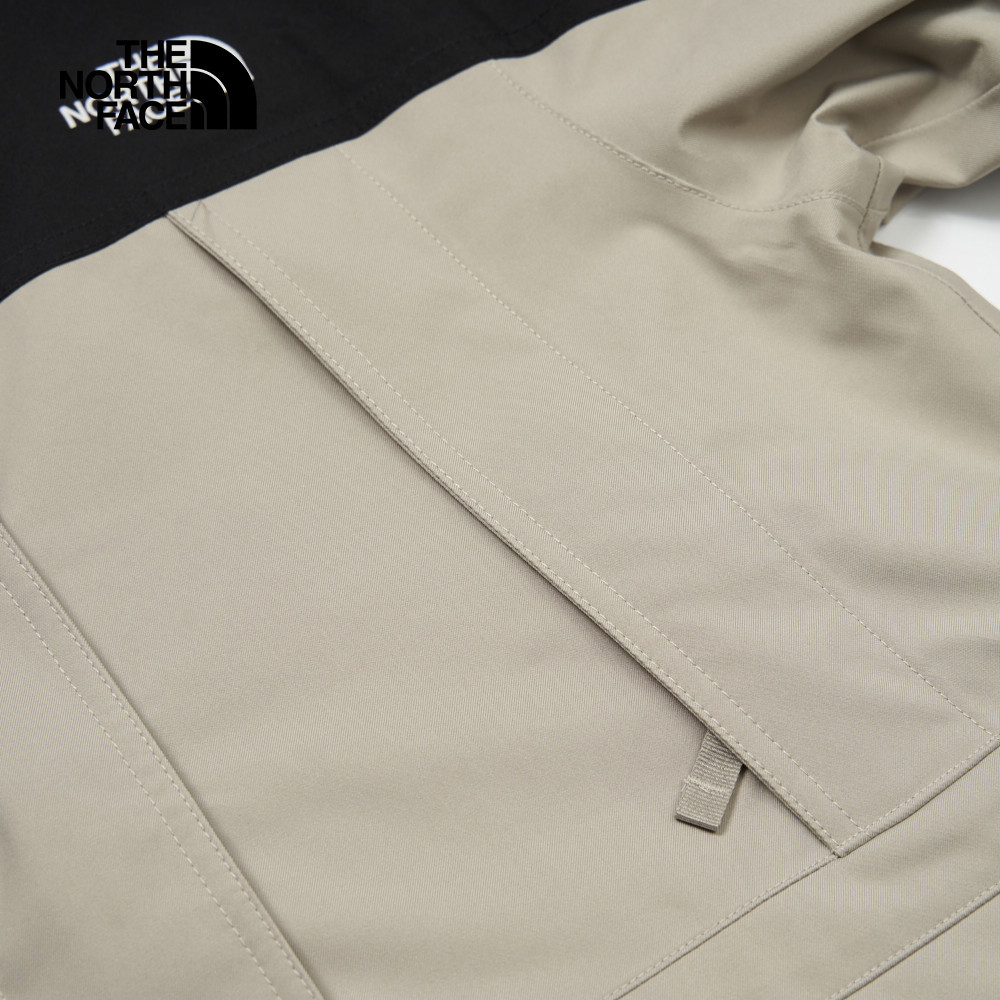 【10/24 12點週末限定】The North Face北面女款灰色防水透氣連帽衝鋒衣｜87W35IF