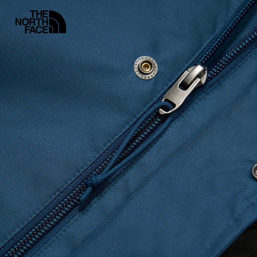 【限時搶購】男款藍色防水透氣連帽衝鋒衣｜89YT5LO