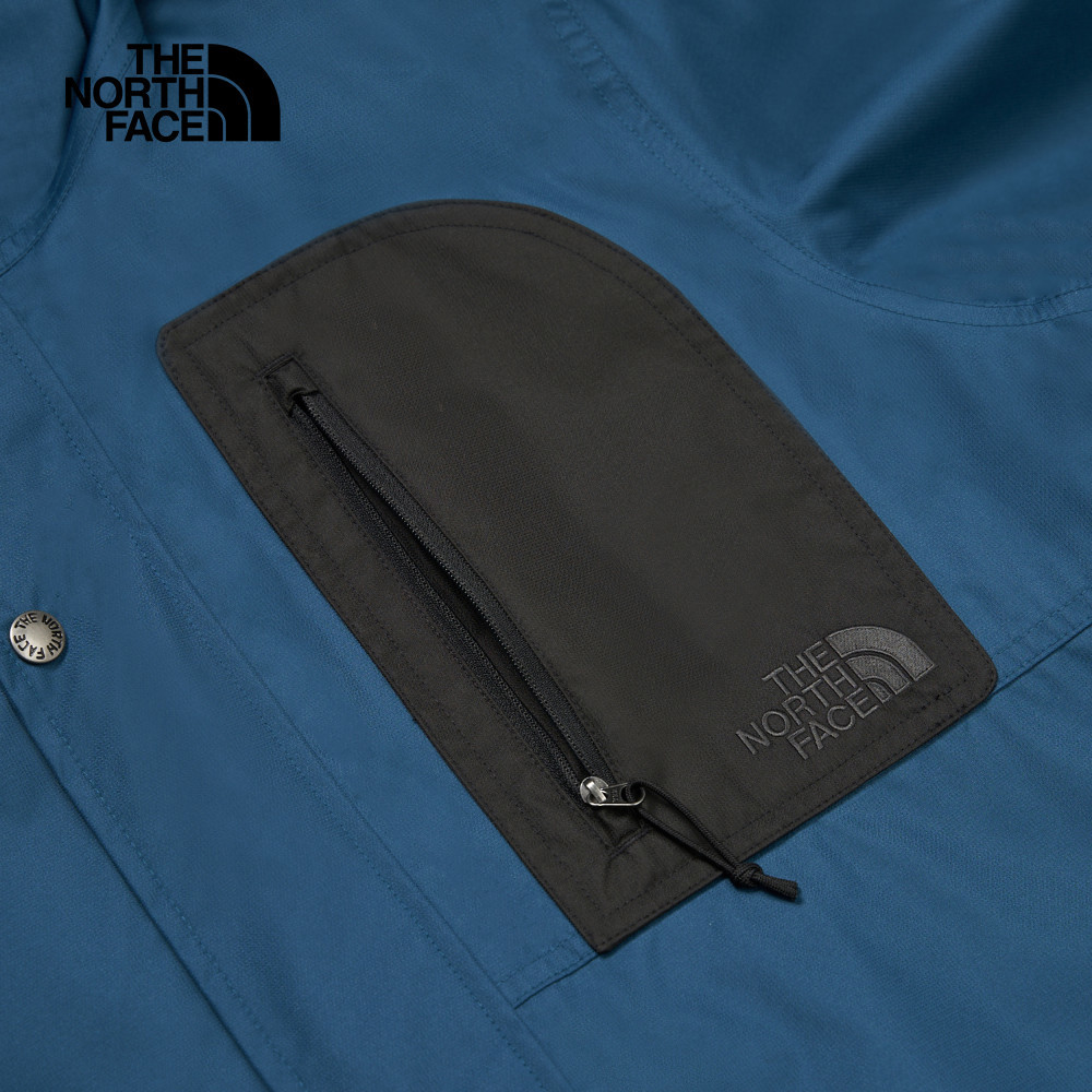 【限時搶購】男款藍色防水透氣連帽衝鋒衣｜89YT5LO