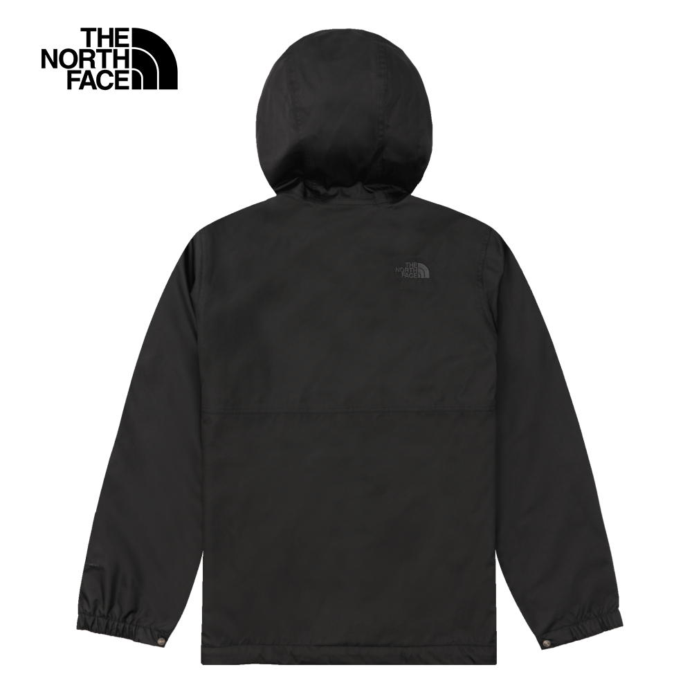 【限時搶購】男款黑色防水透氣連帽衝鋒衣｜89YT7OW