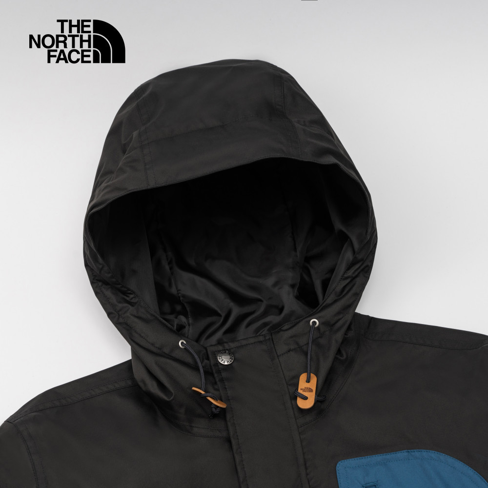 【限時搶購】男款黑色防水透氣連帽衝鋒衣｜89YT7OW