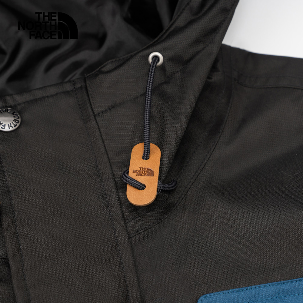 【限時搶購】男款黑色防水透氣連帽衝鋒衣｜89YT7OW