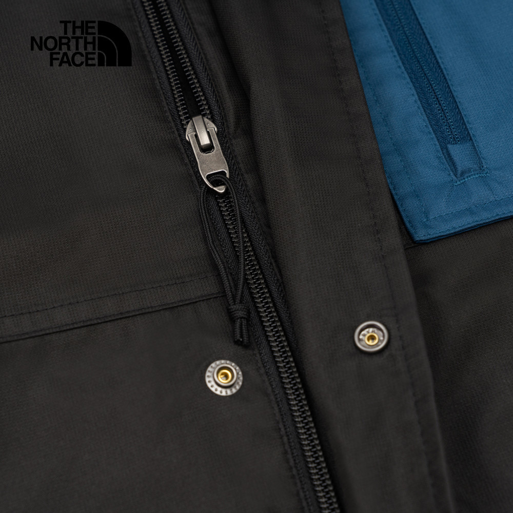 【限時搶購】男款黑色防水透氣連帽衝鋒衣｜89YT7OW