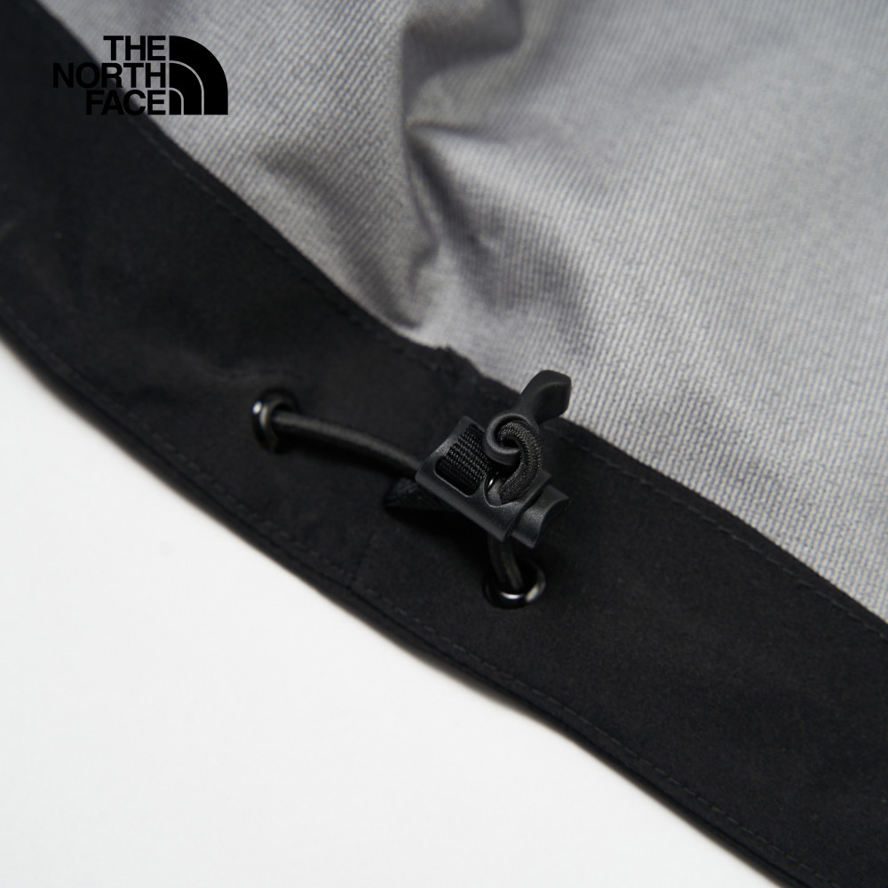 The North Face北面男款黑色防水透氣連帽衝鋒衣｜89ZJJK3