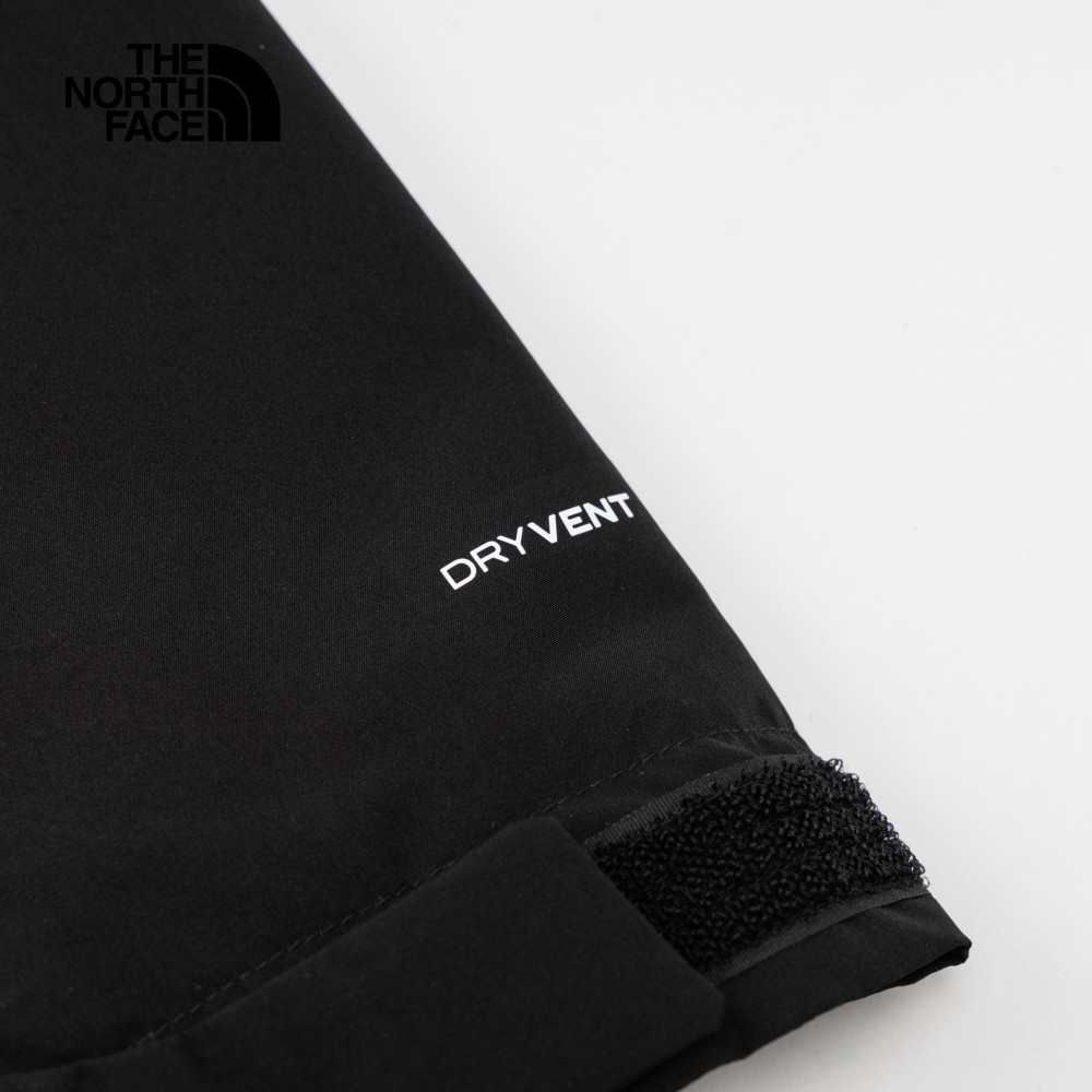 The North Face北面男款黑色防水透氣連帽抓絨內裡三合一外套｜89ZPJK3