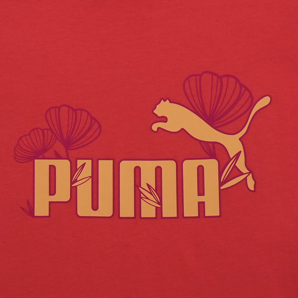 PUMA BT系列No.1 Logo花叢短袖T恤 女性