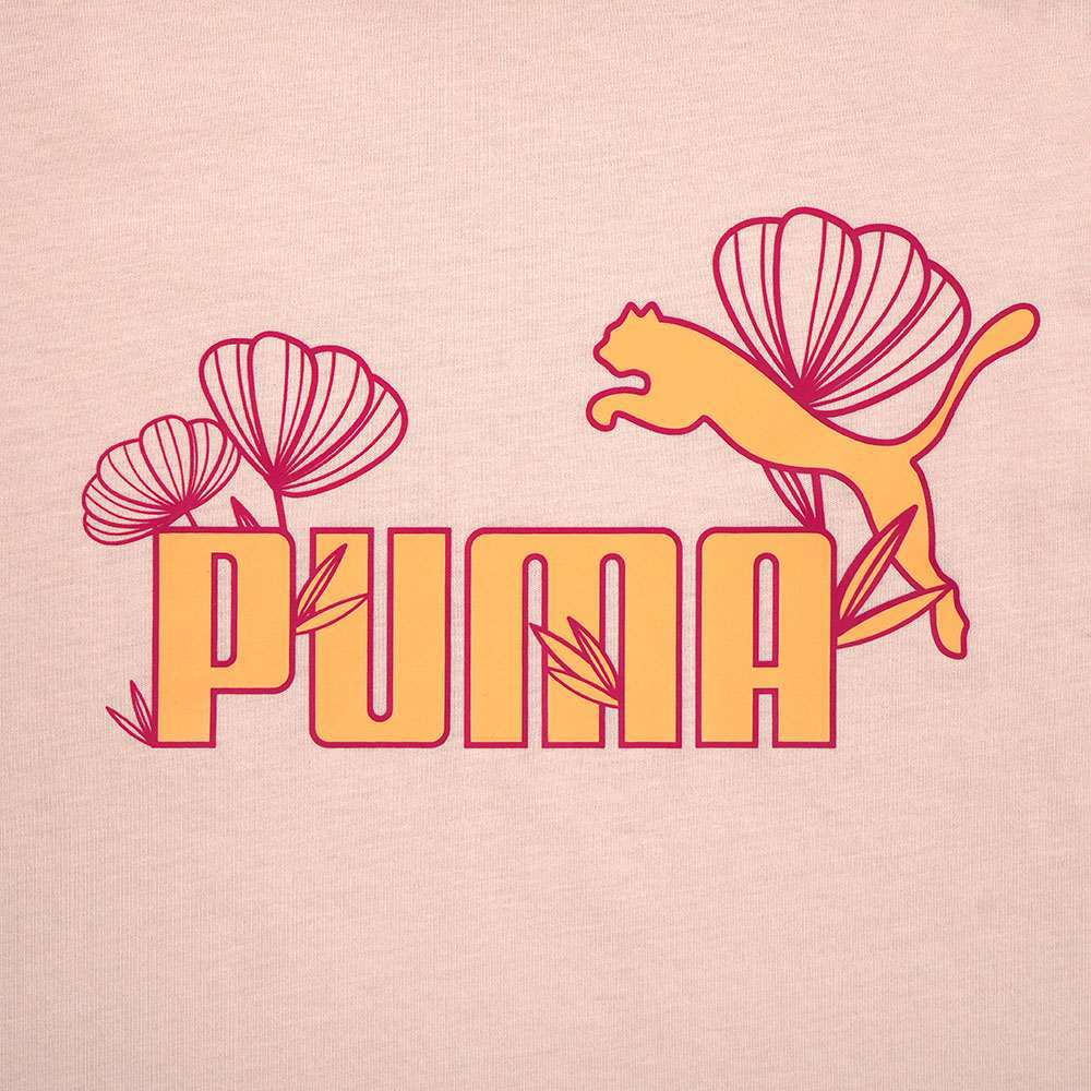 PUMA BT系列No.1 Logo花叢短袖T恤 女性