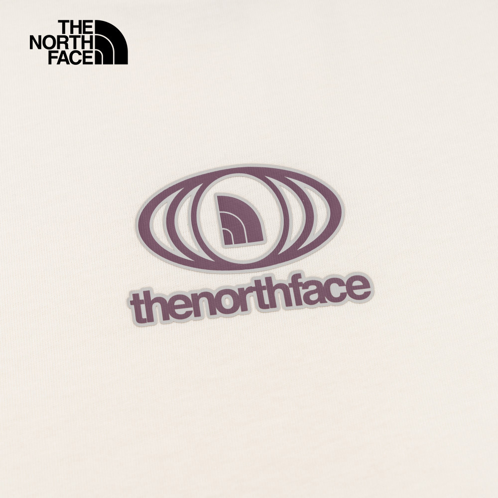 【限時搶購】女款米白色純棉小橢圓形印花短袖T恤｜8ASVQLI