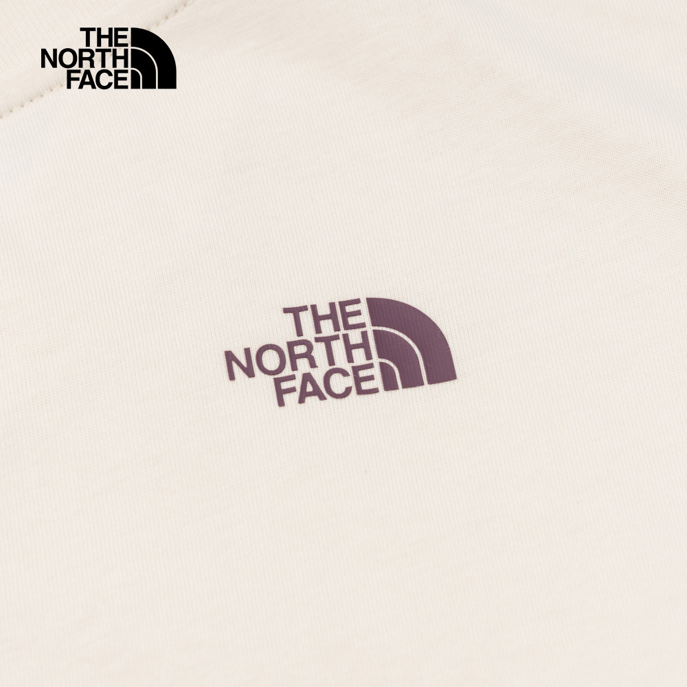 【限時搶購】女款米白色純棉小橢圓形印花短袖T恤｜8ASVQLI