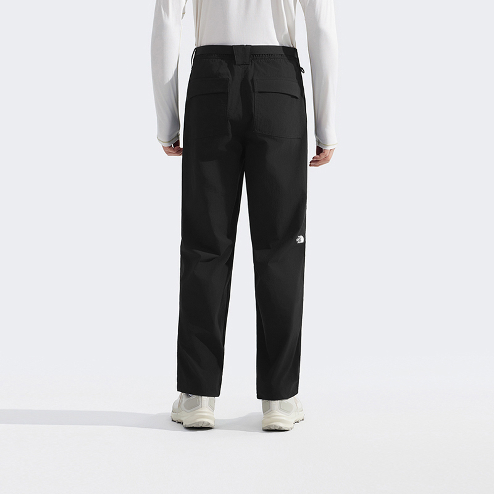 The North Face北面男款黑色吸濕排汗涼感縮口褲｜8CQMJK3