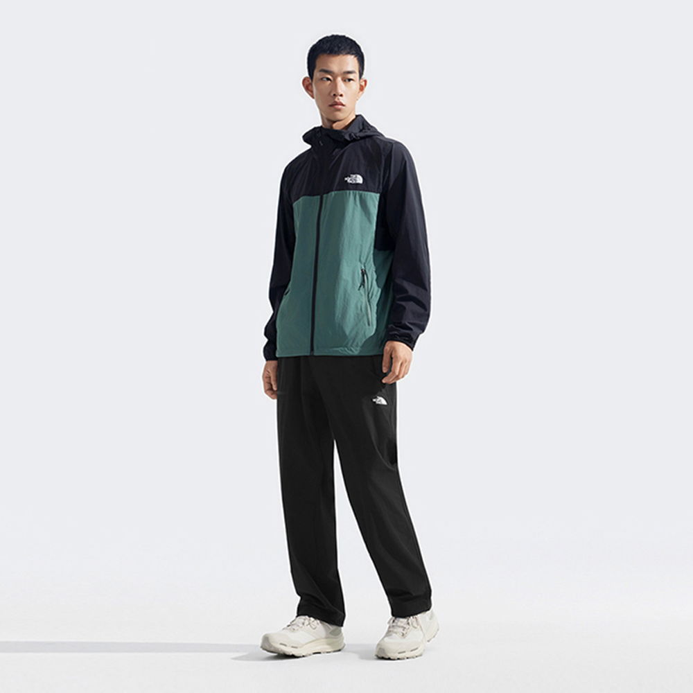 The North Face北面男款黑色吸濕排汗涼感縮口褲｜8CQMJK3