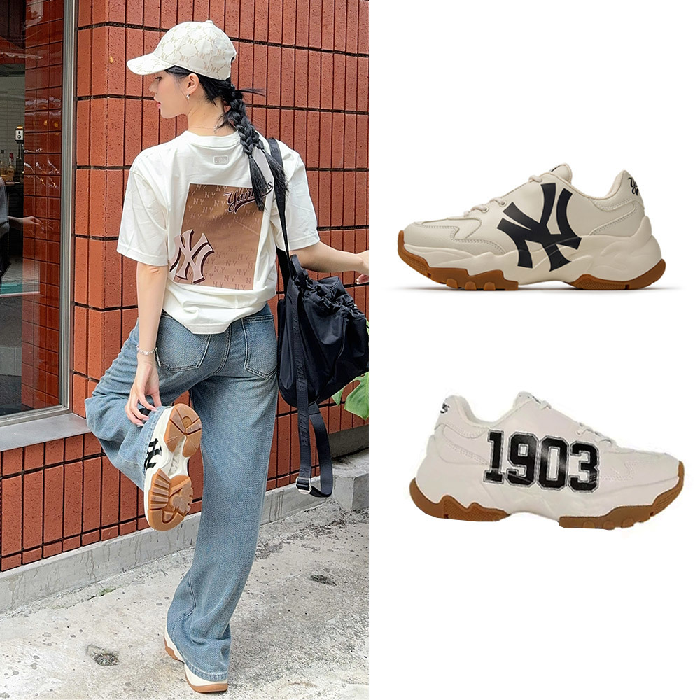 MLB 厚底老爹鞋 增高鞋 Big Ball Chunky系列 紐約洋基隊 (3ASHBCV4N-50CRS)