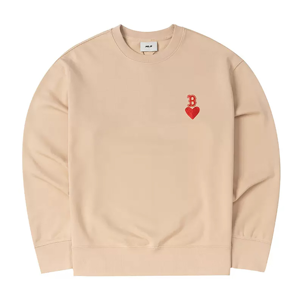 MLB 長袖大學T Heart系列 波士頓紅襪隊 (3AMTH9144-43BGL)