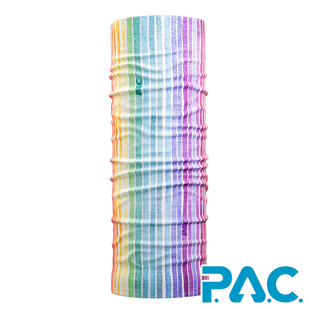 【PAC 德國】經典抗UV快乾頭巾(PAC8890306夏日繽紛/透氣/抗臭/快乾/抗UV)