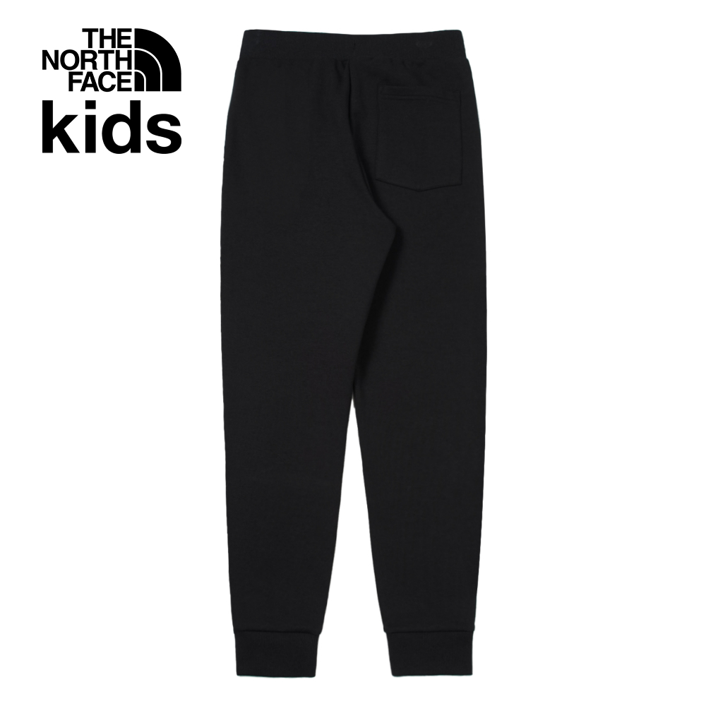 The North Face北面兒童黑色舒適彈力褲腰運動縮口褲｜899FJK3