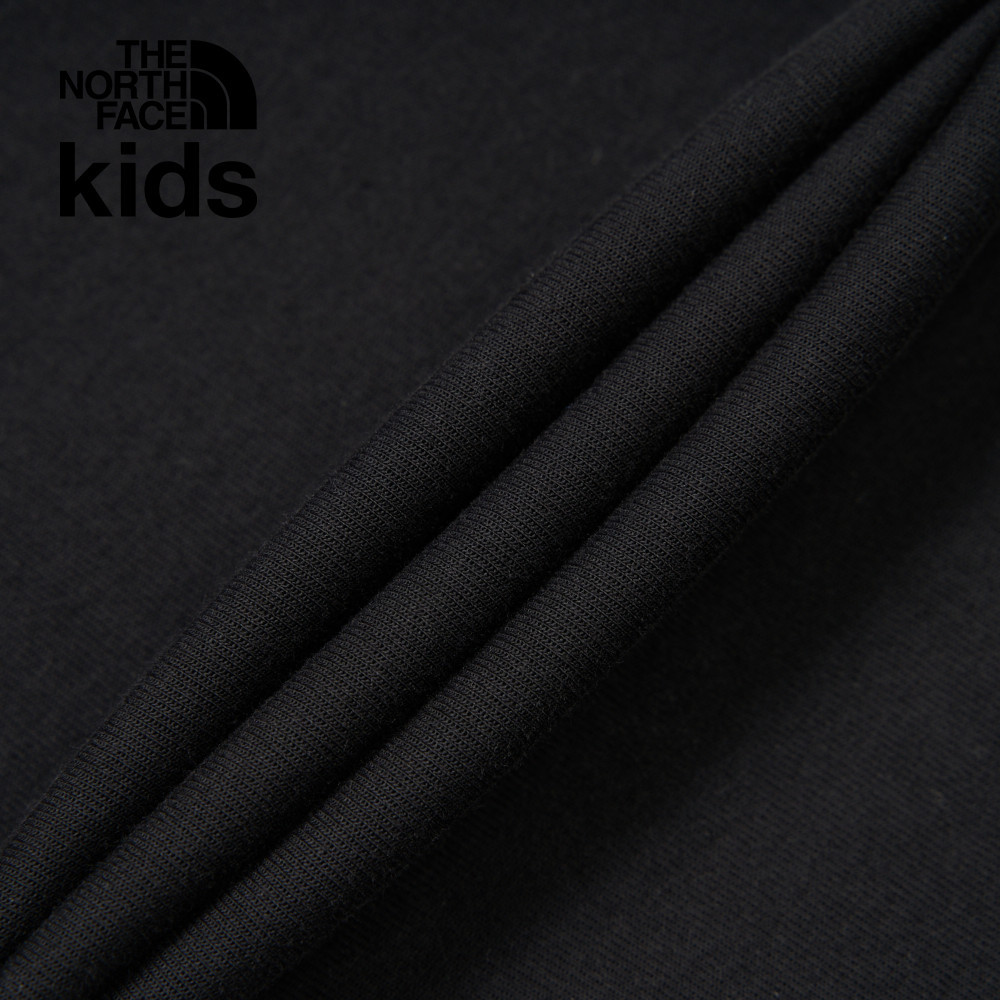 The North Face北面兒童黑色舒適彈力褲腰運動縮口褲｜899FJK3