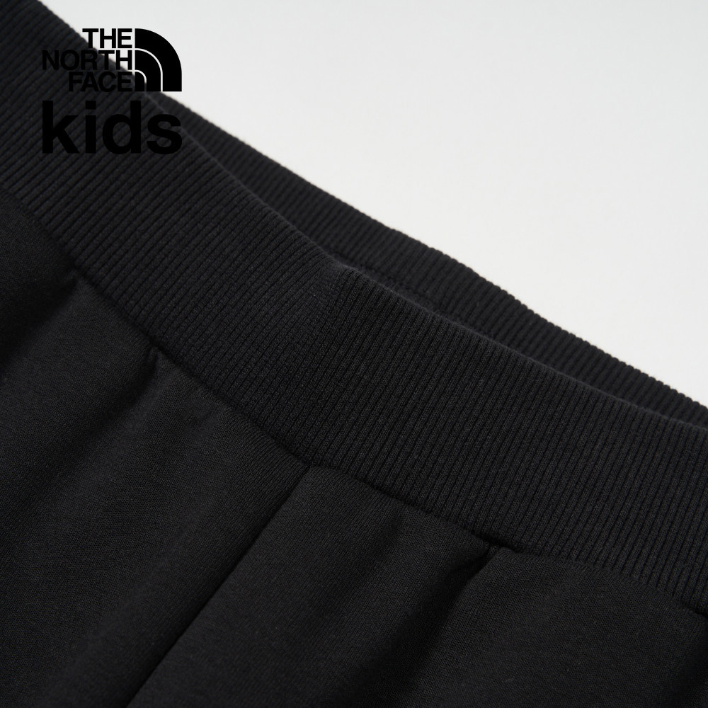 The North Face北面兒童黑色舒適彈力褲腰運動縮口褲｜899FJK3