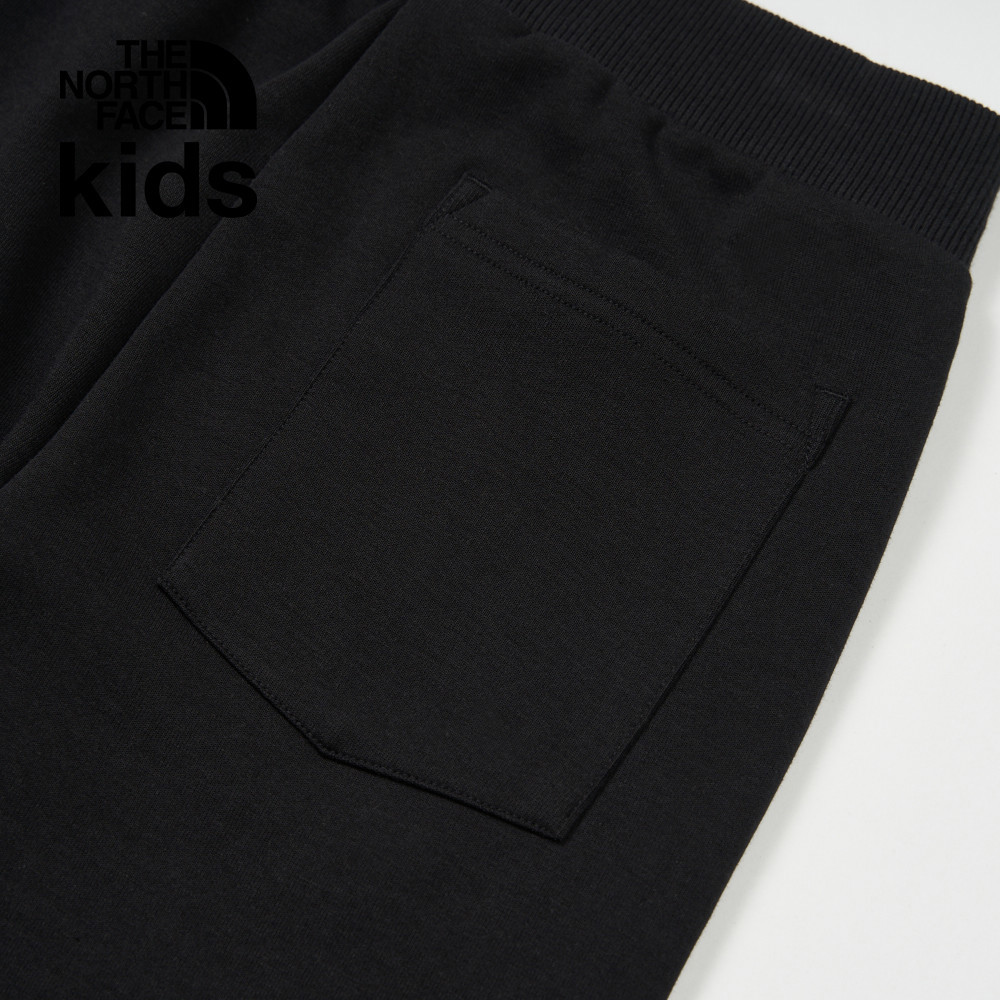 The North Face北面兒童黑色舒適彈力褲腰運動縮口褲｜899FJK3