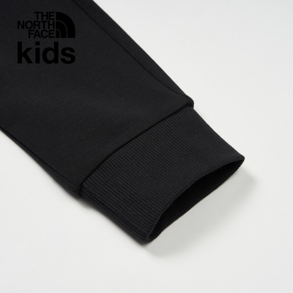 The North Face北面兒童黑色舒適彈力褲腰運動縮口褲｜899FJK3