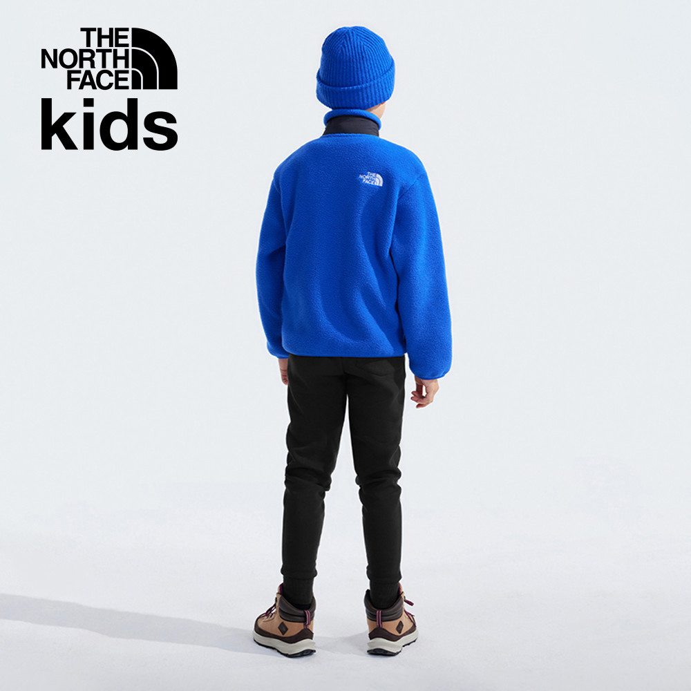 The North Face北面兒童黑色舒適彈力褲腰運動縮口褲｜899FJK3