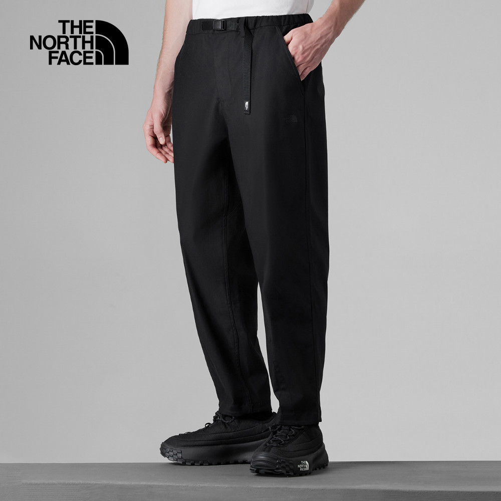 The North Face UE男款黑色DWR防潑水休閒褲｜8AGW4H0－暢動旗艦店