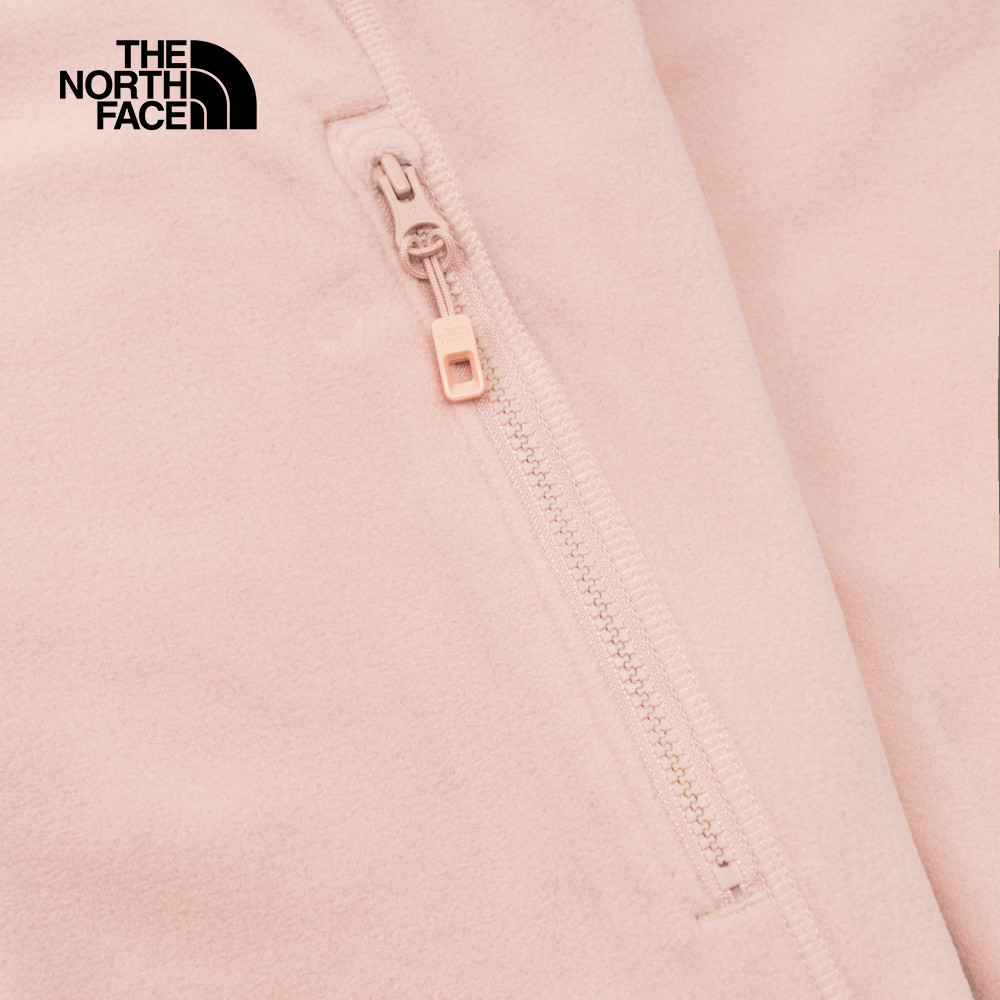 【10/24 12點週末限定】The North Face北面女款粉色舒適保暖立領抓絨外套｜8AYFLK6