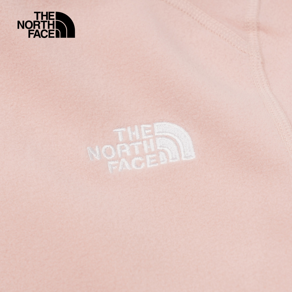 【10/24 12點週末限定】The North Face北面女款粉色舒適保暖立領抓絨外套｜8AYFLK6