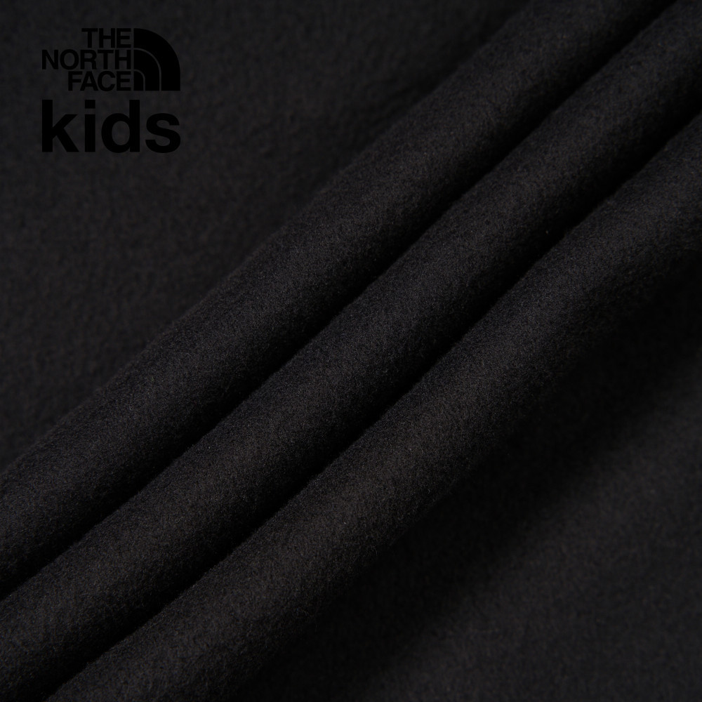 The North Face北面兒童黑色舒適保暖立領抓絨外套｜8AZMJK3