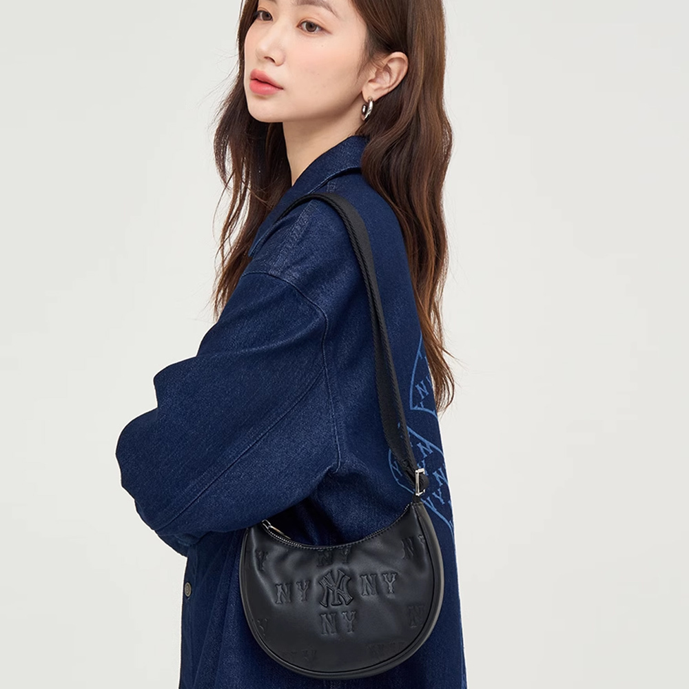 MLB 斜背包 肩背包 Monogram系列 紐約洋基隊 (3ACRS024N-50BKS)