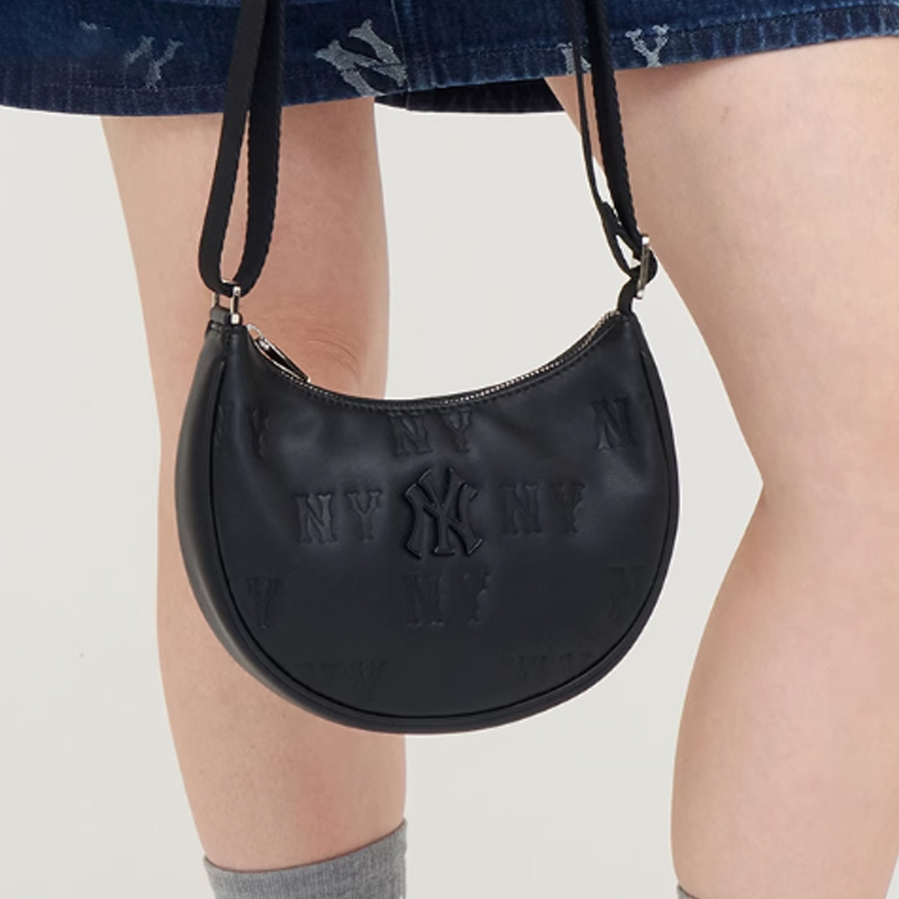 MLB 斜背包 肩背包 Monogram系列 紐約洋基隊 (3ACRS024N-50BKS)