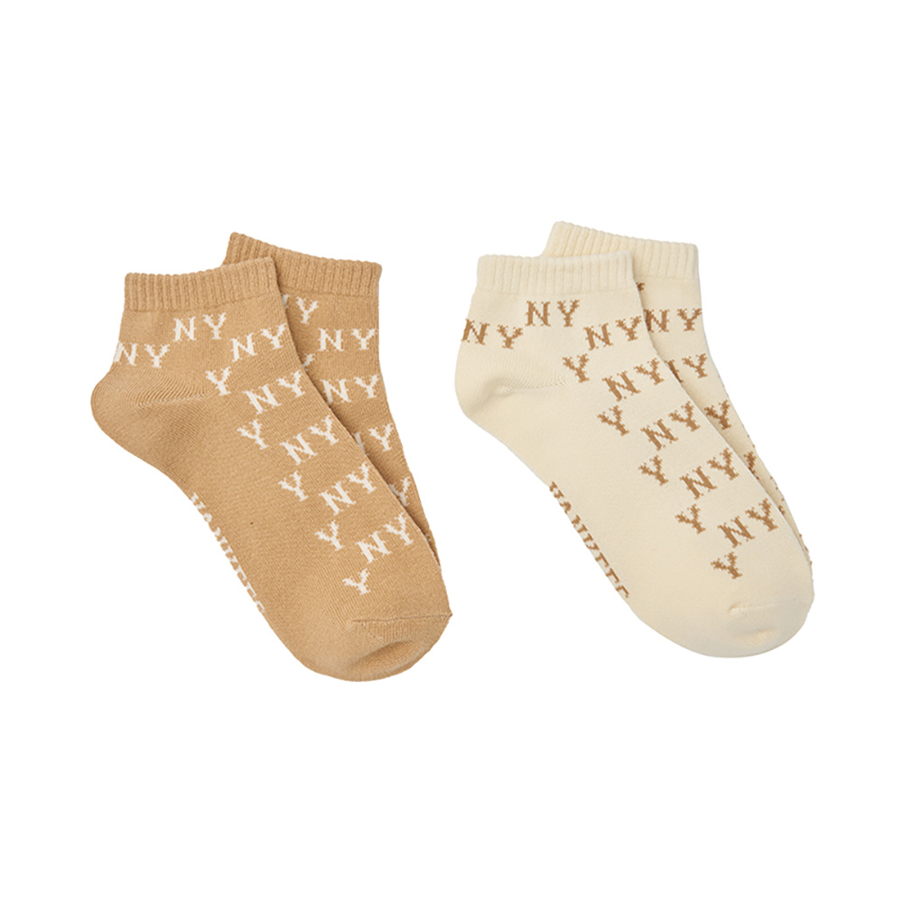 MLB 低筒襪二入組 Monogram系列 紐約洋基隊 (3ASOS064N-50CRD)
