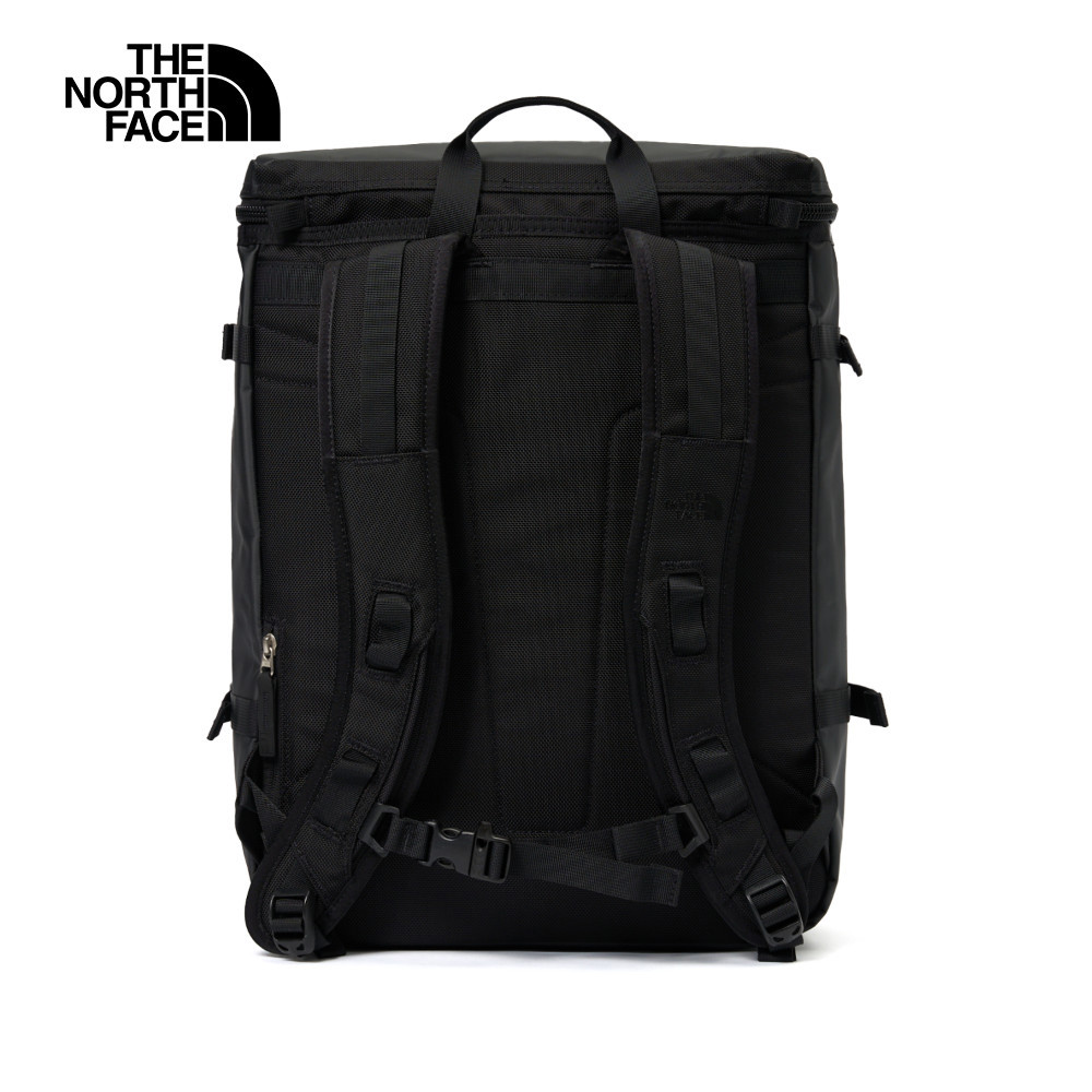 The North Face北面男女款黑色舒適背負大容量後背包｜3KVR4HF